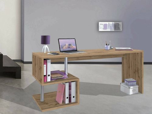 Scrivania lineare rovere 180x60cm - Poseidone