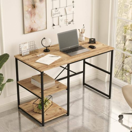 Scrivania No quercia 120x60cm con libreria - Giusto