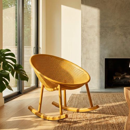 Sedia Arancione, Adatto per Indoor-outdoor, Materiale Struttura in Plastica - Phunt