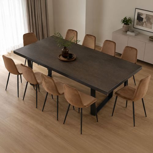Sedia Beige 10 Sedie Imbottito, Peso Supportato 120 kg - Arter