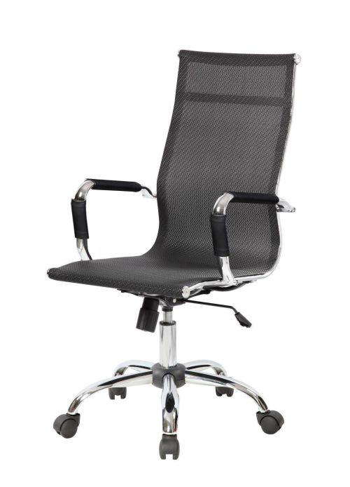 Sedia con ruote Dardit, Nero, 63x54h106-116 cm