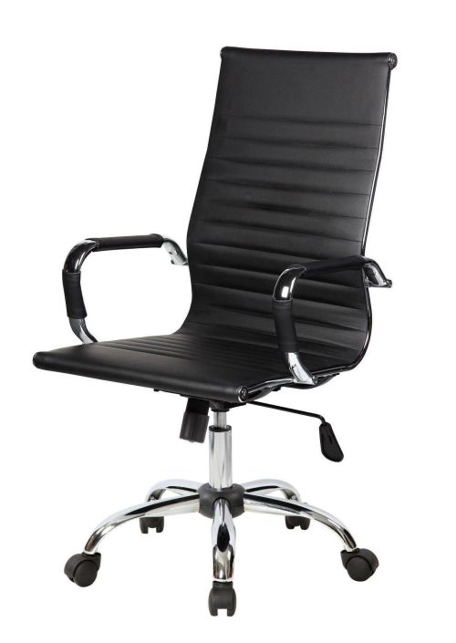 Sedia con ruote Disrae, Nero, 63x54h106-116 cm