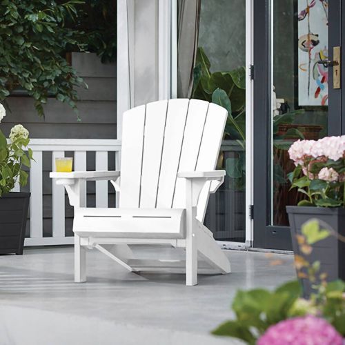 Sedia da esterno Creston, 80x93 h93 cm, Bianco
