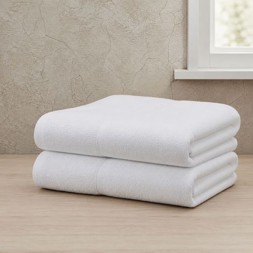 Set di Asciugamani Bianco 100% Puro Cotone set da 2 - Sanonefa Luxury