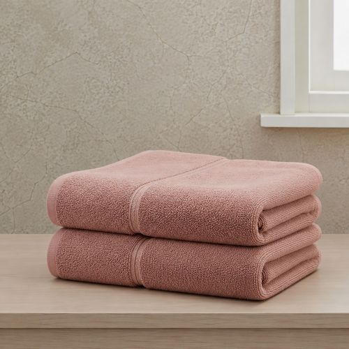 Set di Asciugamani Rosa 100% Puro Cotone set da 2 - Sanonefa Luxury
