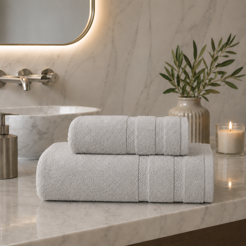 Set di Asciugamani Rosso Ciliegia 100% Cotone Egiziano Pettinato e Mercerizzato set da 13 - Saleneba Luxury
