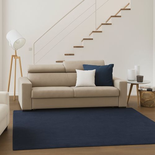 Sofà design beige 200x95x85h cm - Schiavo