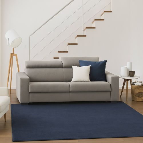 Sofà design tortora 200x95x85h cm - Schiavo