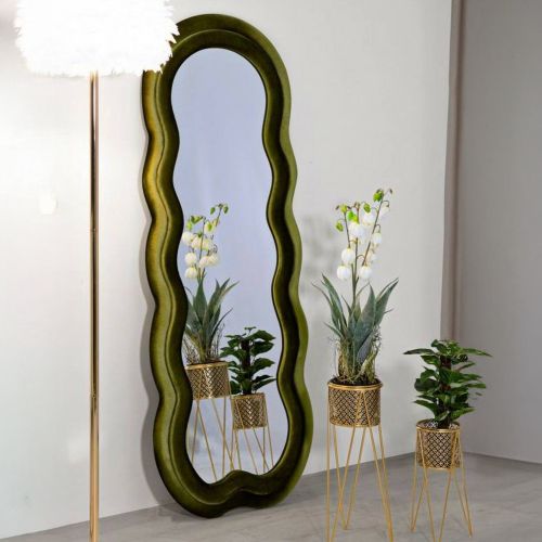 Specchio a muro nuvola verde 60x160h cm - Marylin
