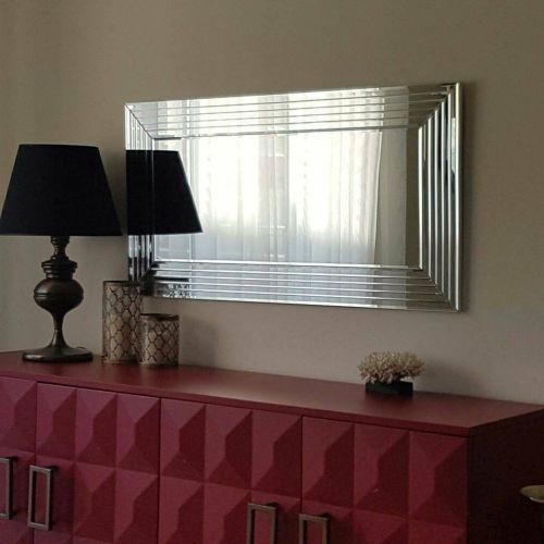 Specchio argento 130x65h cm - Cavezzo