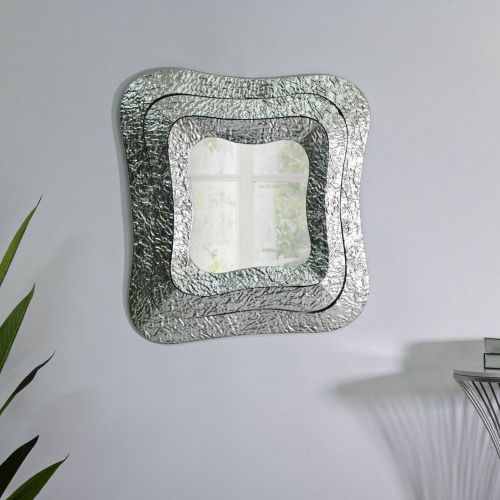 Specchio argento 74x79h cm - Casella