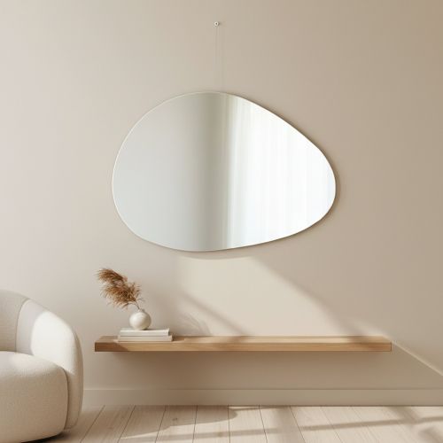 Specchio bianco 76x50h cm - Nogaredo