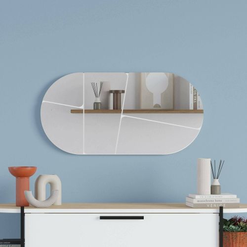 Specchio bianco 80x40h cm - Stezzano