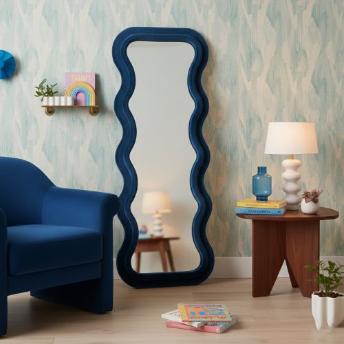 Specchio blu 60x160h cm - Allen