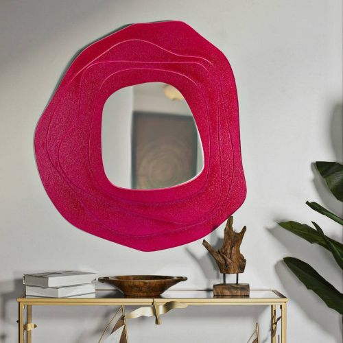 Specchio fucsia 90x97h cm - Brennero