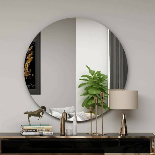 Specchio nero 70x70h cm - Bairo
