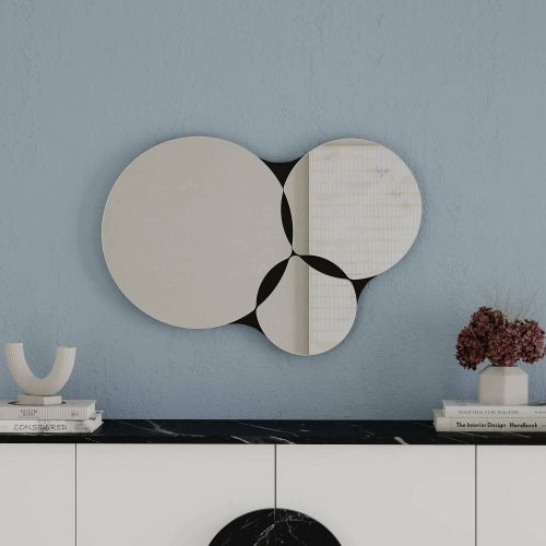 Specchio nero 75x51h cm - Nesso