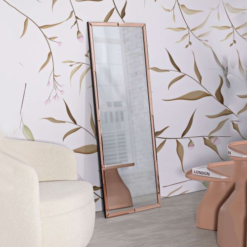 Specchio oro Trasparente Forma Rettangolare Tipologia a Parete 55x150h cm, Colore Struttura Trasparente - Sibiu