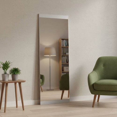 Specchio soggiorno bianco 40x120h cm - Fiammetta