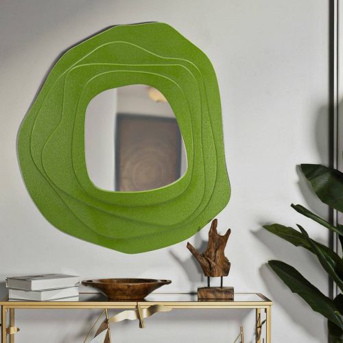 Specchio verde 90x97h cm - Brennero