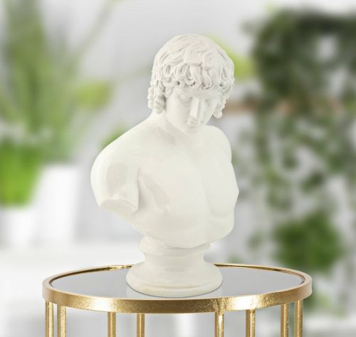 Stauta Encausto, 18x13 h25 cm, Bianco