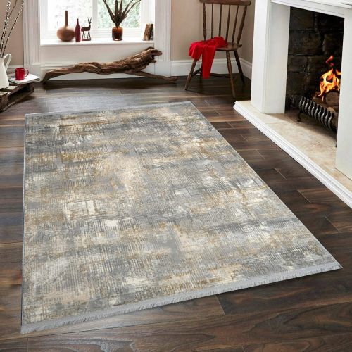 Tappeto Bellefontaine, Grigio e Beige, 200x290 cm