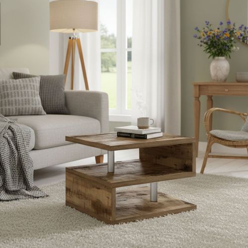 Tavolino da salotto rettangolare acero 55x55x41h cm - Chanthu