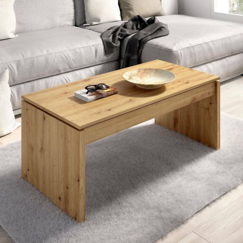 Tavolino da salotto rettangolare rovere nodi 102x50x43h cm - Audi