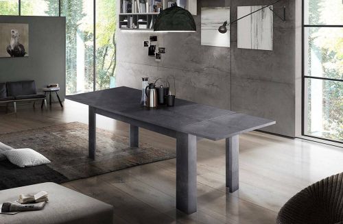 Tavolo allungabile 6-8 posti 120-170x90cm ardesia - Avatar