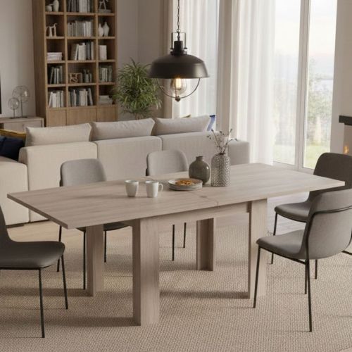 Tavolo allungabile 6-8 posti 90x90cm rovere - Airin