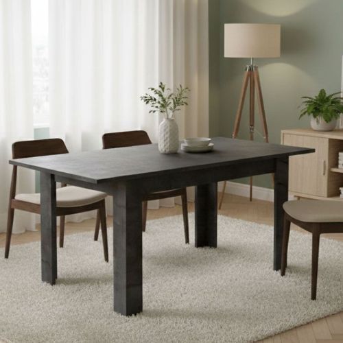 Tavolo allungabile 8-10 posti 137x90cm ardesia - Takumi
