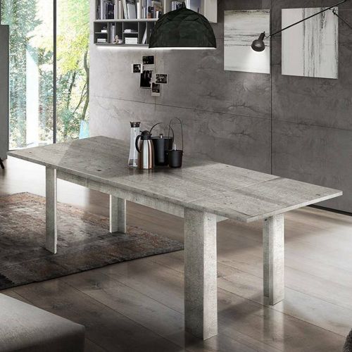 Tavolo allungabile 8-10 posti 140-190x90cm grigio - Arizon