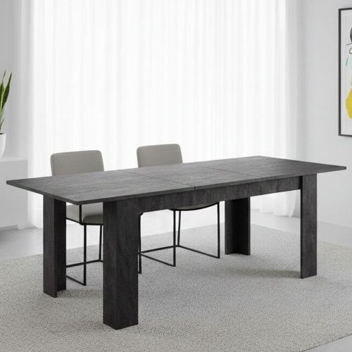 Tavolo allungabile 8-10 posti 160-220x88cm grigio - Artino