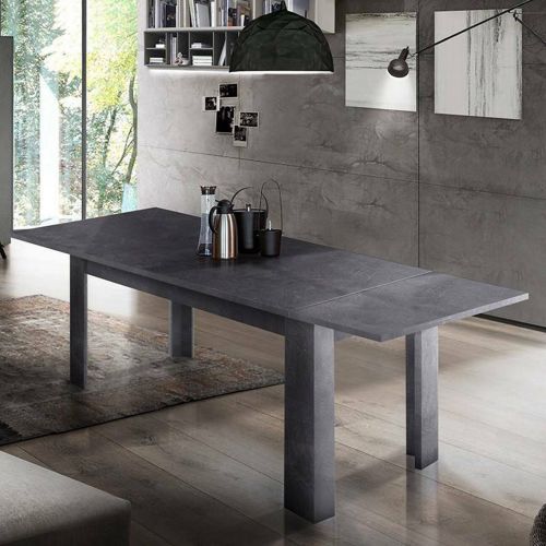 Tavolo allungabile 8-12 posti 160-210x90cm ardesia - Agenore