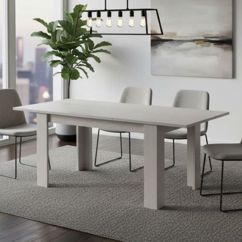Tavolo allungabile classico 8-10 posti 160-220x88cm bianco - Artino