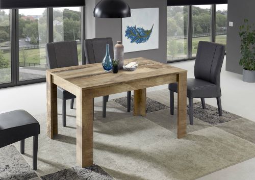 Tavolo allungabile Corbara, Consolle con allunghe, Tavolo da pranzo multiuso, Ripiano estensibile da cucina, Made in Italy, 137x90 h79 cm, Acacia