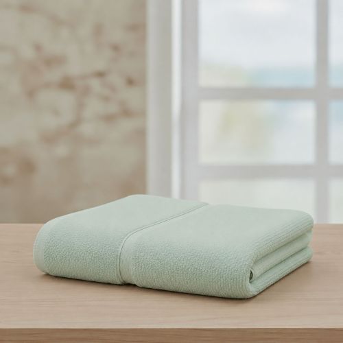 Telo Bagno Verde Menta 100% Puro Cotone, Sfumatura Colore Struttura Menta - Sanaza Luxury