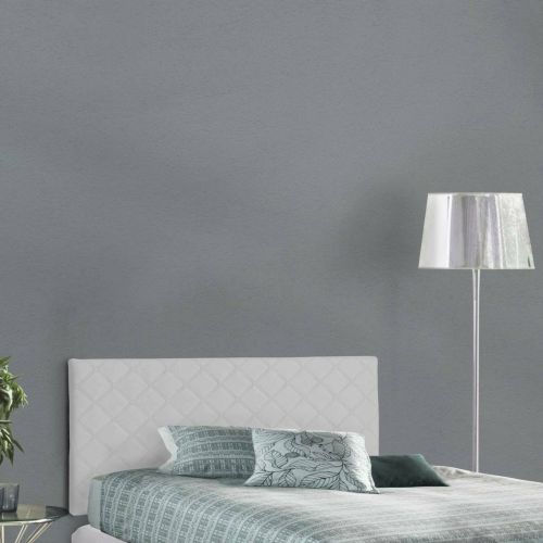 Testiera letto Acca, Cm 130x60, Bianco