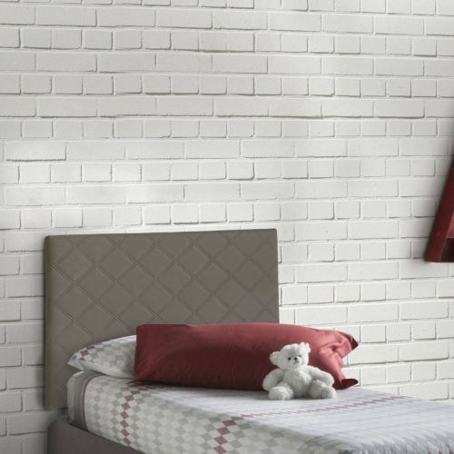 Testiera letto Arak, Cm 90x60, Tortora