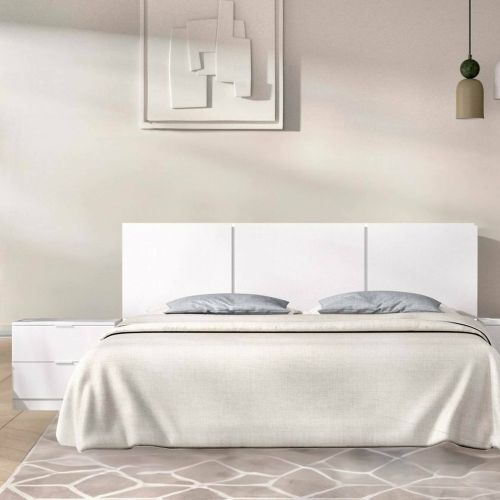 Testiera Letto Bianco Matrimoniale 157x34.2 cm, - Chanhom