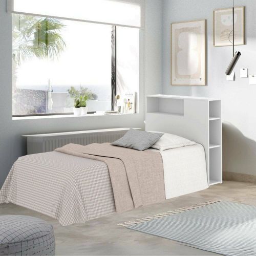 Testiera Letto Bianco Singolo 23.4x99 cm, - Haitang