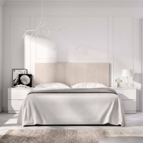 Testiera Letto Marrone Marrone Rovere Matrimoniale Colore Struttura Marrone 258.6x34.2 cm, Sfumatura Colore Struttura Rovere - Nona