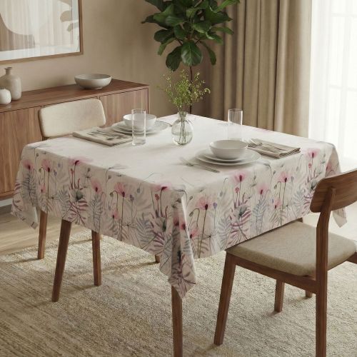Tovaglia Multicolore Lavabile si 30° Forma Quadrata 150x150 cm, - Panaga