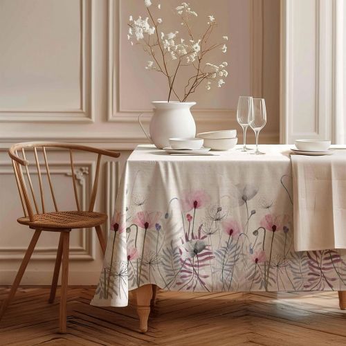 Tovaglia Multicolore Lavabile si 30° Forma Rettangolare 150x250 cm, - Panile