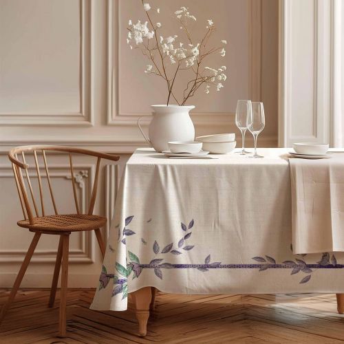 Tovaglia Multicolore Lavabile si 30° Forma Rettangolare 150x250 cm, - Panotani