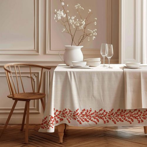 Tovaglia Multicolore Lavabile si 30° Forma Rettangolare 150x250 cm, - Papava