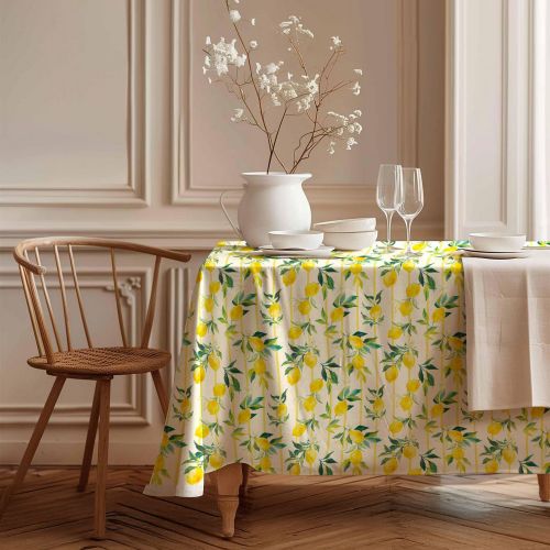 Tovaglia Multicolore Lavabile si 30° Forma Rettangolare 150x250 cm, - Parekaha
