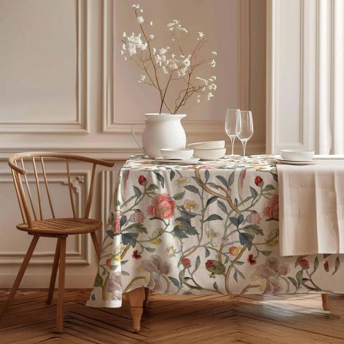 Tovaglia Multicolore Lavabile si 30° Forma Rettangolare 150x250 cm, - Parele