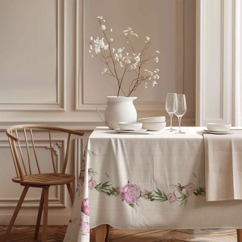 Tovaglia Multicolore Lavabile si 30° Forma Rettangolare 150x250 cm, - Parosata