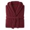 Accappatoio Rosso Bordeaux 100% cotone Con cappuccio , Taglia XXL - Satina Luxury